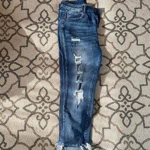 Risen Stretch Distressed High Rise Skinny Jean 32/15